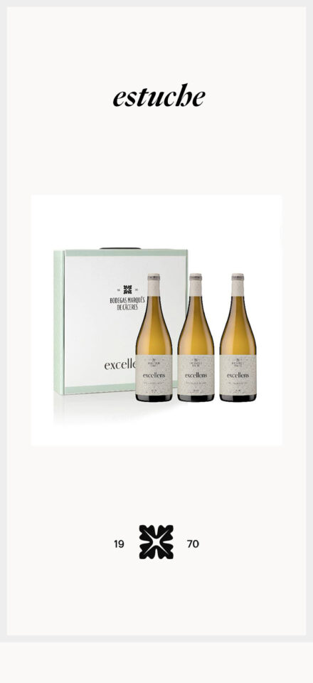Marqués de Cáceres Excellens Sauvignon Blanc, estuche de tres botellas