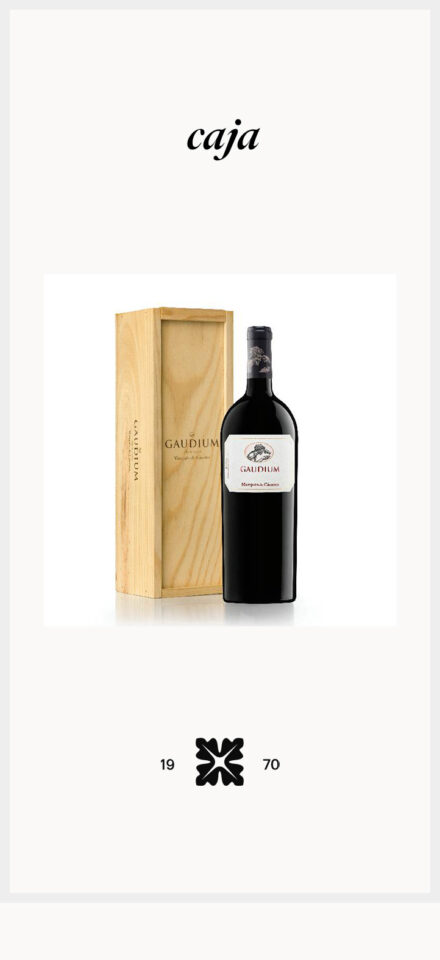 Marqués de Cáceres Gaudium Magnum, caja de madera